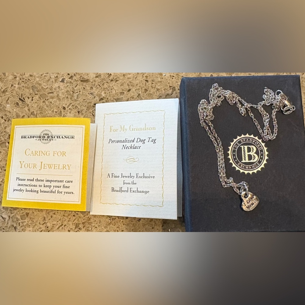The Bradford Exchange Personalized Dog Tag Necklace